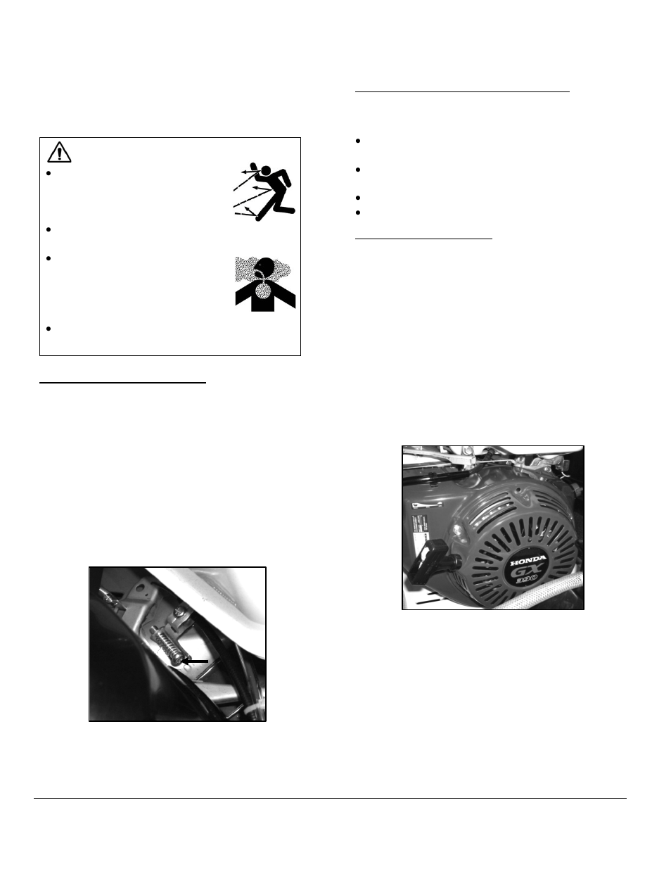 Engine/motor, Engine governor (gas models), Tasks prior to starting the engine/motor | Starting the engine/motor | Diamond Products CC1300XL User Manual | Page 23 / 38