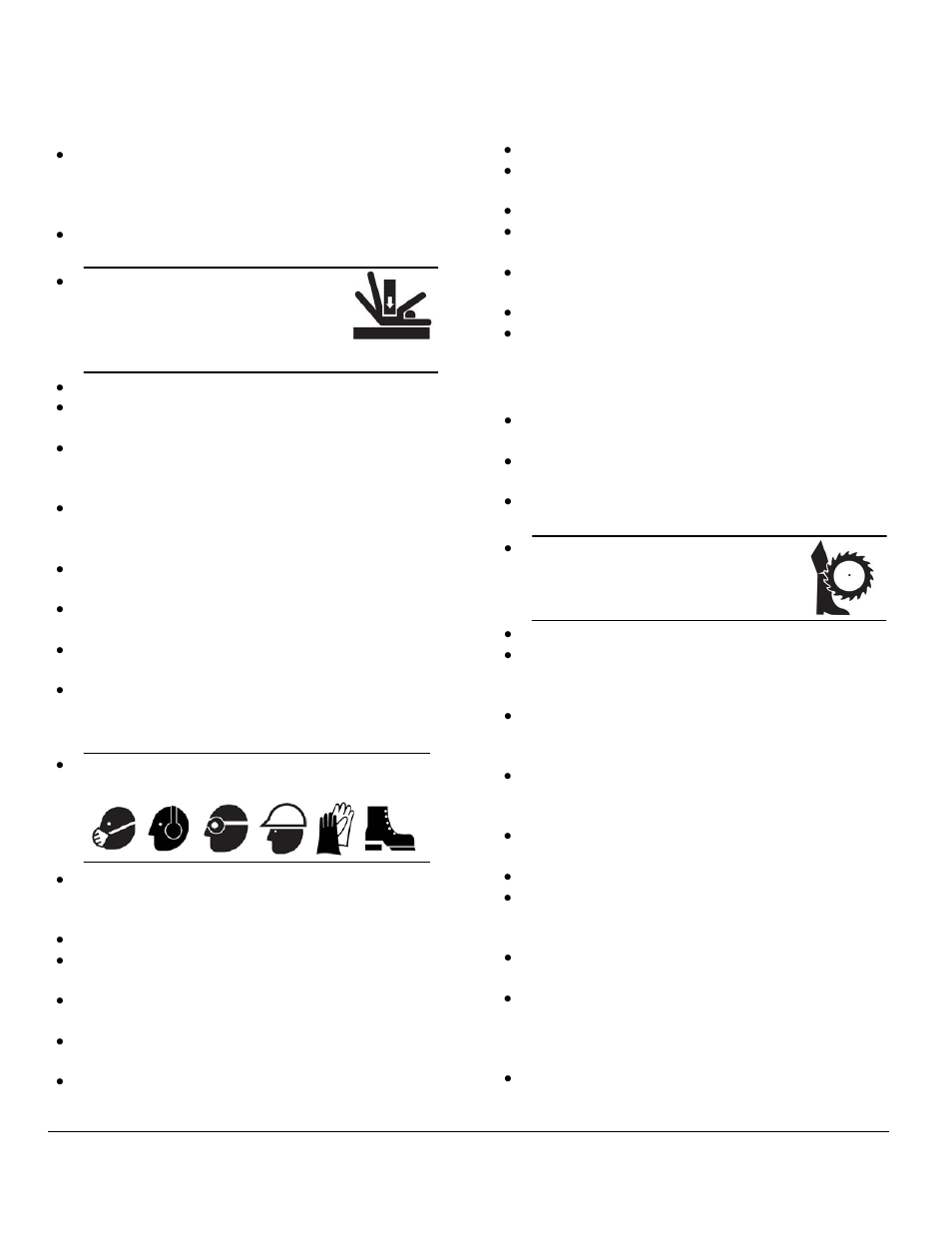General safety, Blade safety | Diamond Products CC1300XL User Manual | Page 6 / 38