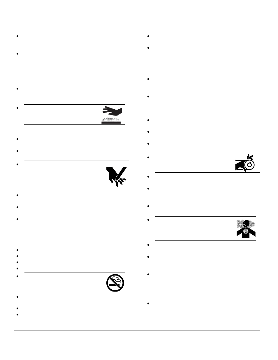 Blade guard safety, Fuel safety, Engine/motor safety | Diamond Products CC1300XL User Manual | Page 7 / 38