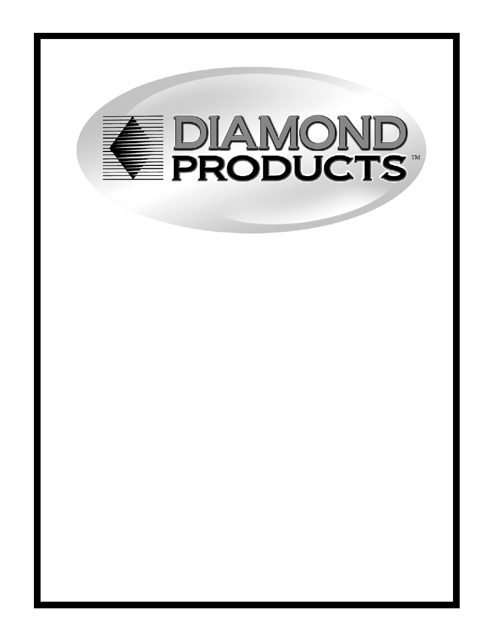 Diamond Products CC3500J User Manual | 68 pages