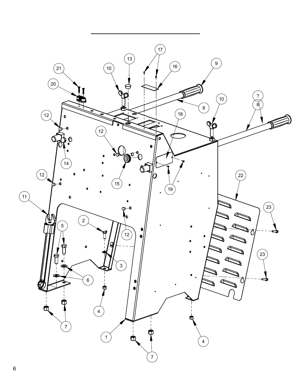 Frame upright assembly, Quick reference service filters / belts, Frame upright assembly…………………… 6 | Diamond Products CC3500J User Manual | Page 6 / 68