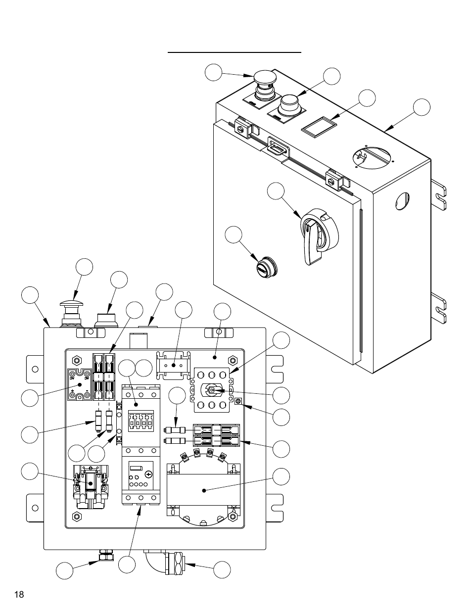 Starter box unit | Diamond Products CC3500E (Electric) User Manual | Page 18 / 68