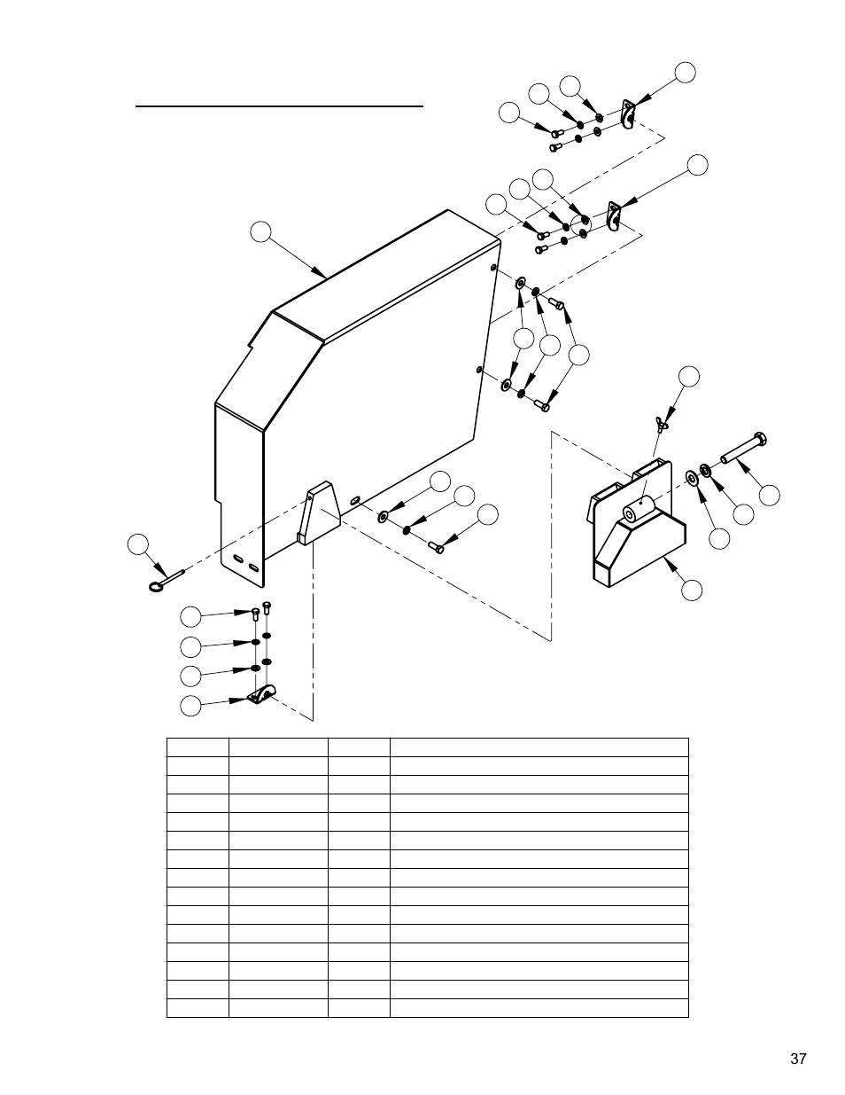 Belt guard assembly | Diamond Products CC3500 (Gas) User Manual | Page 37 / 68