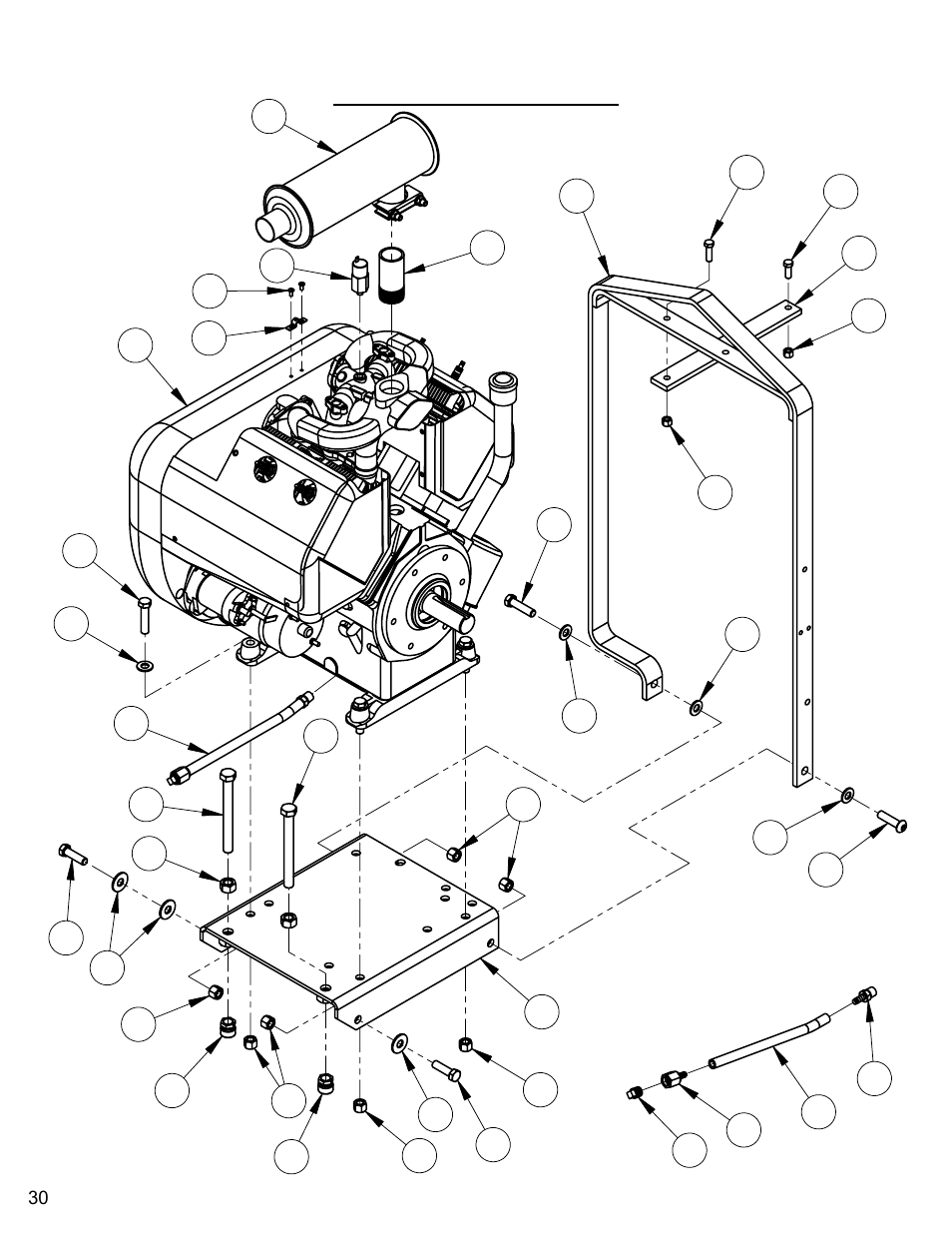 Engine assembly | Diamond Products CC3535 User Manual | Page 30 / 64