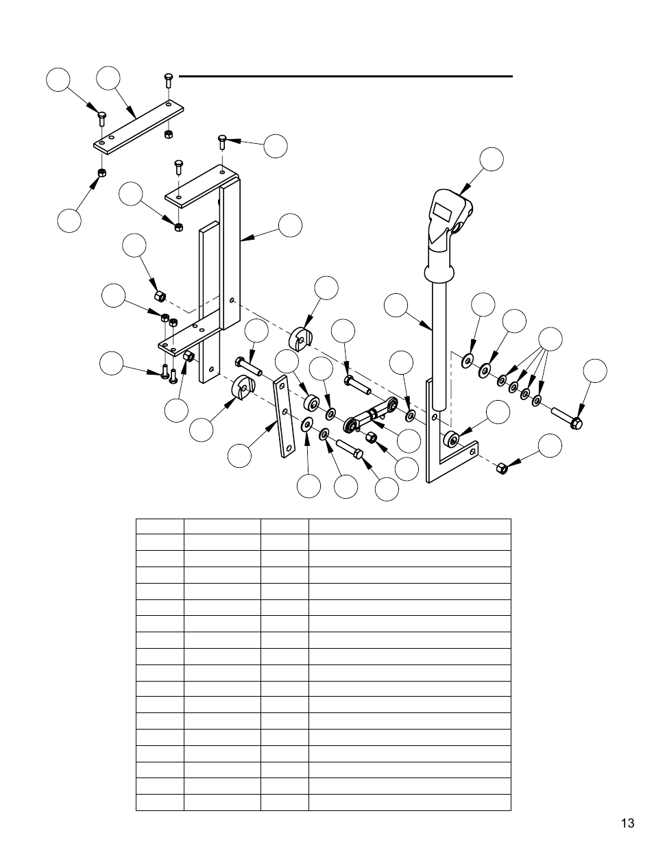 Control lever assembly (sundstrand) | Diamond Products CC3728 User Manual | Page 13 / 80