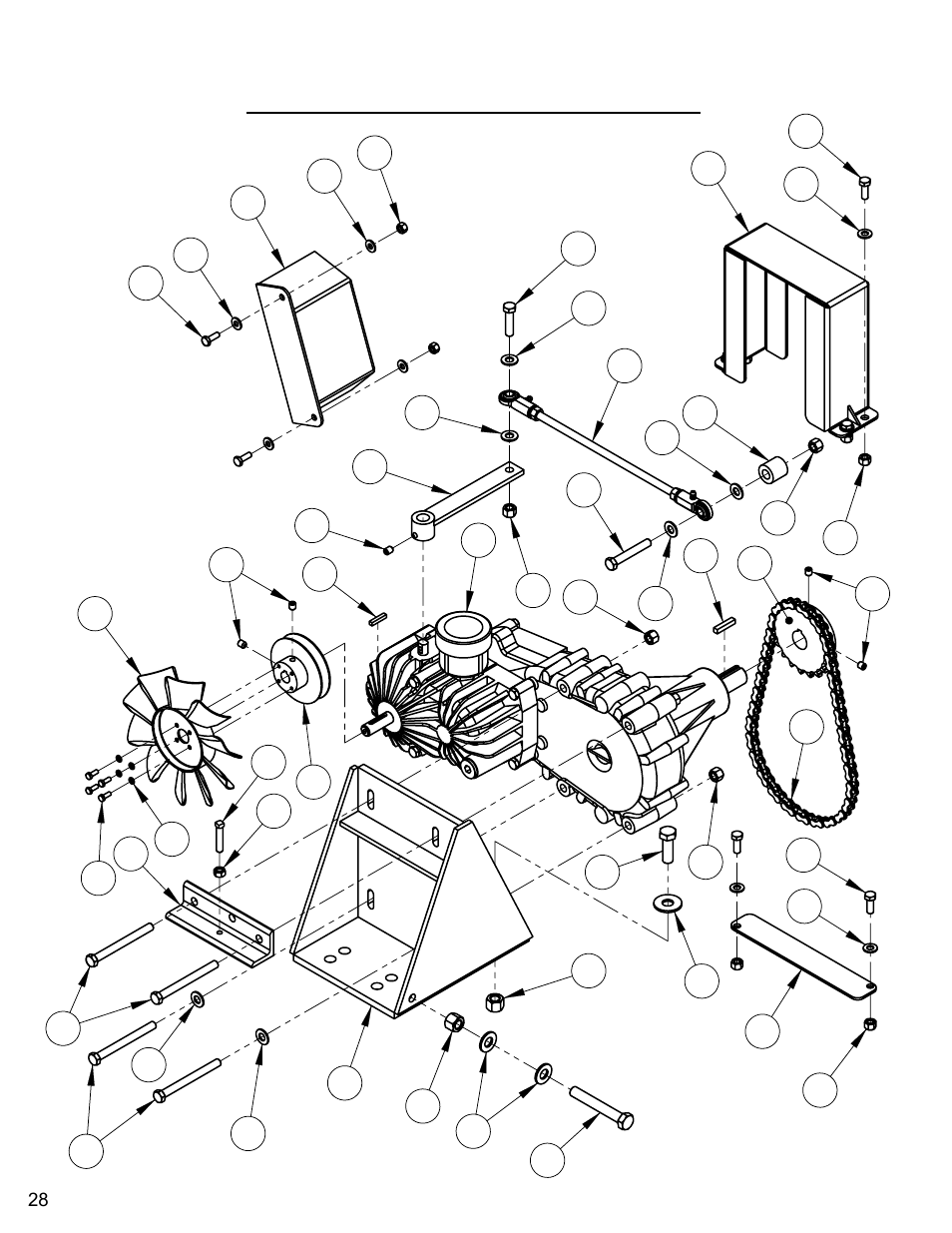 Rear drive assembly (sundstrand) | Diamond Products CC3728 User Manual | Page 28 / 80