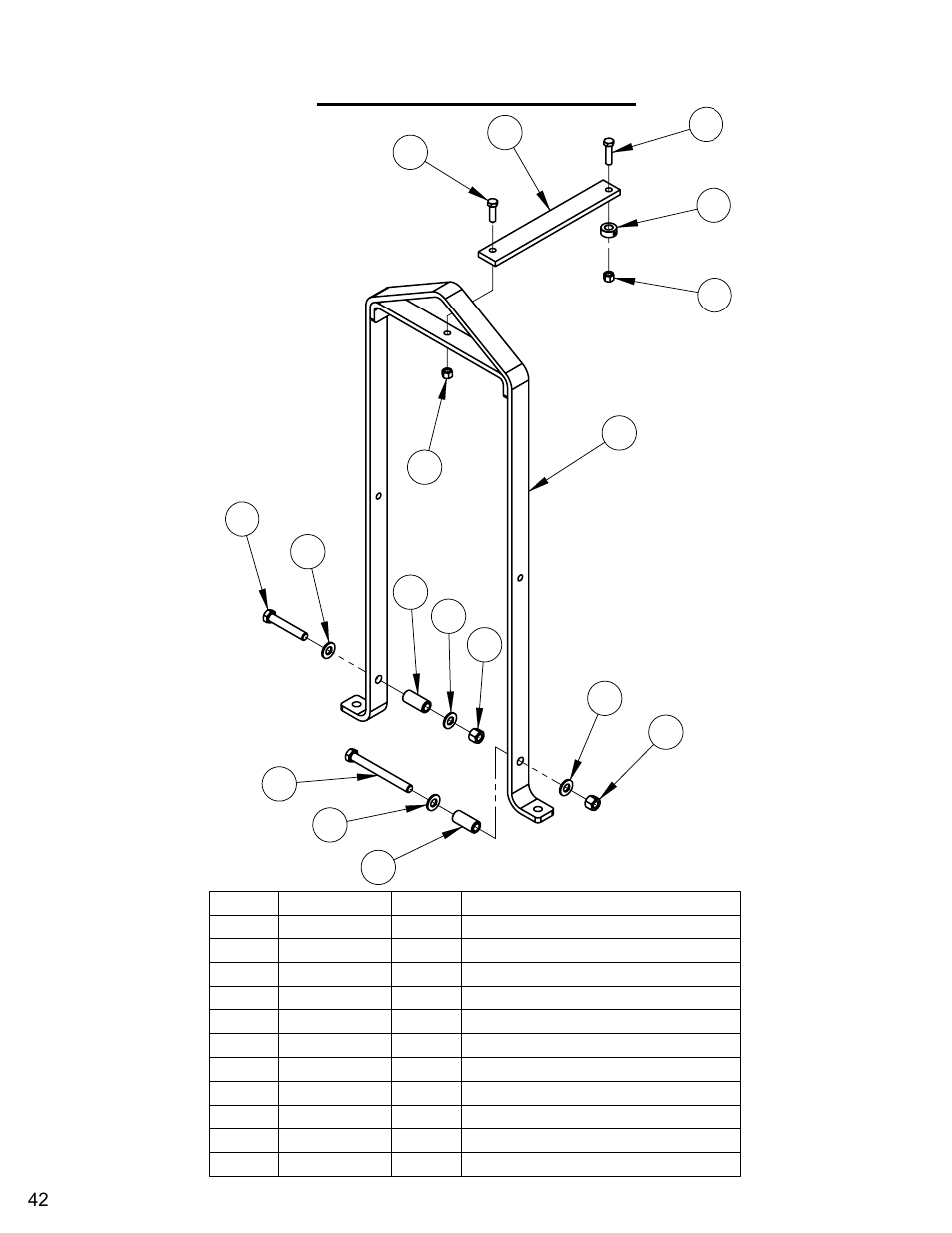 Frame lift assembly | Diamond Products CC3728 User Manual | Page 42 / 80