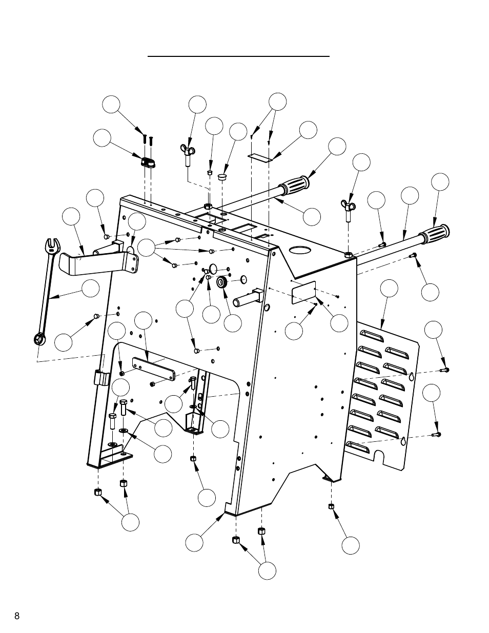 Frame upright assembly | Diamond Products CC3728 User Manual | Page 8 / 80