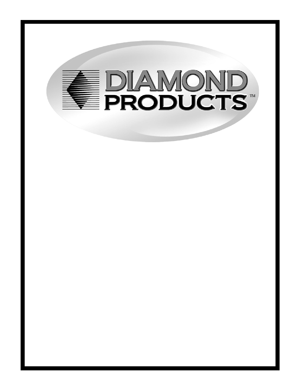 Diamond Products CC3700E User Manual | 84 pages