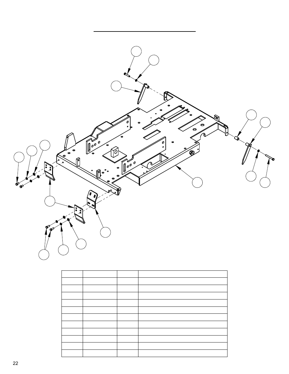 Frame base assembly | Diamond Products CC3700E User Manual | Page 22 / 84