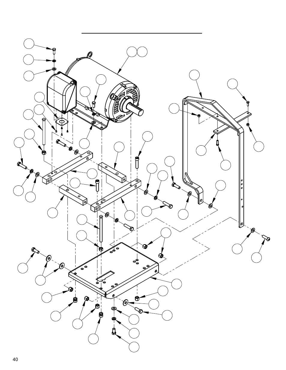 30hp motor mount assembly | Diamond Products CC3700E User Manual | Page 40 / 84
