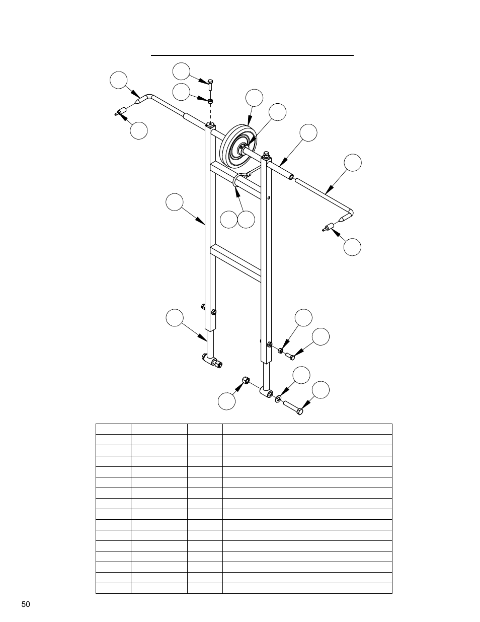 Front pointer assembly, Power transformer assembly (575v) | Diamond Products CC3700E User Manual | Page 50 / 84