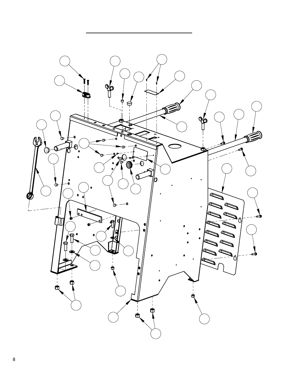 Frame upright assembly | Diamond Products CC3700E User Manual | Page 8 / 84