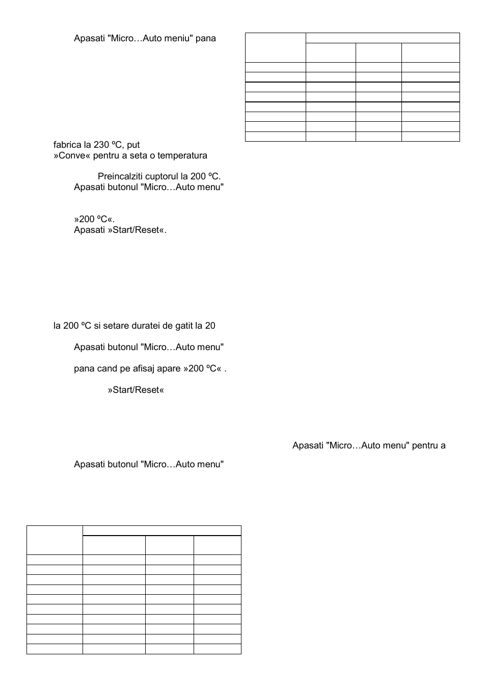 Gatire cu convectie, Auto-meniu, Ceas | Timer, Blocare pentru copii | Gorenje GMO-25 DCE User Manual | Page 80 / 169