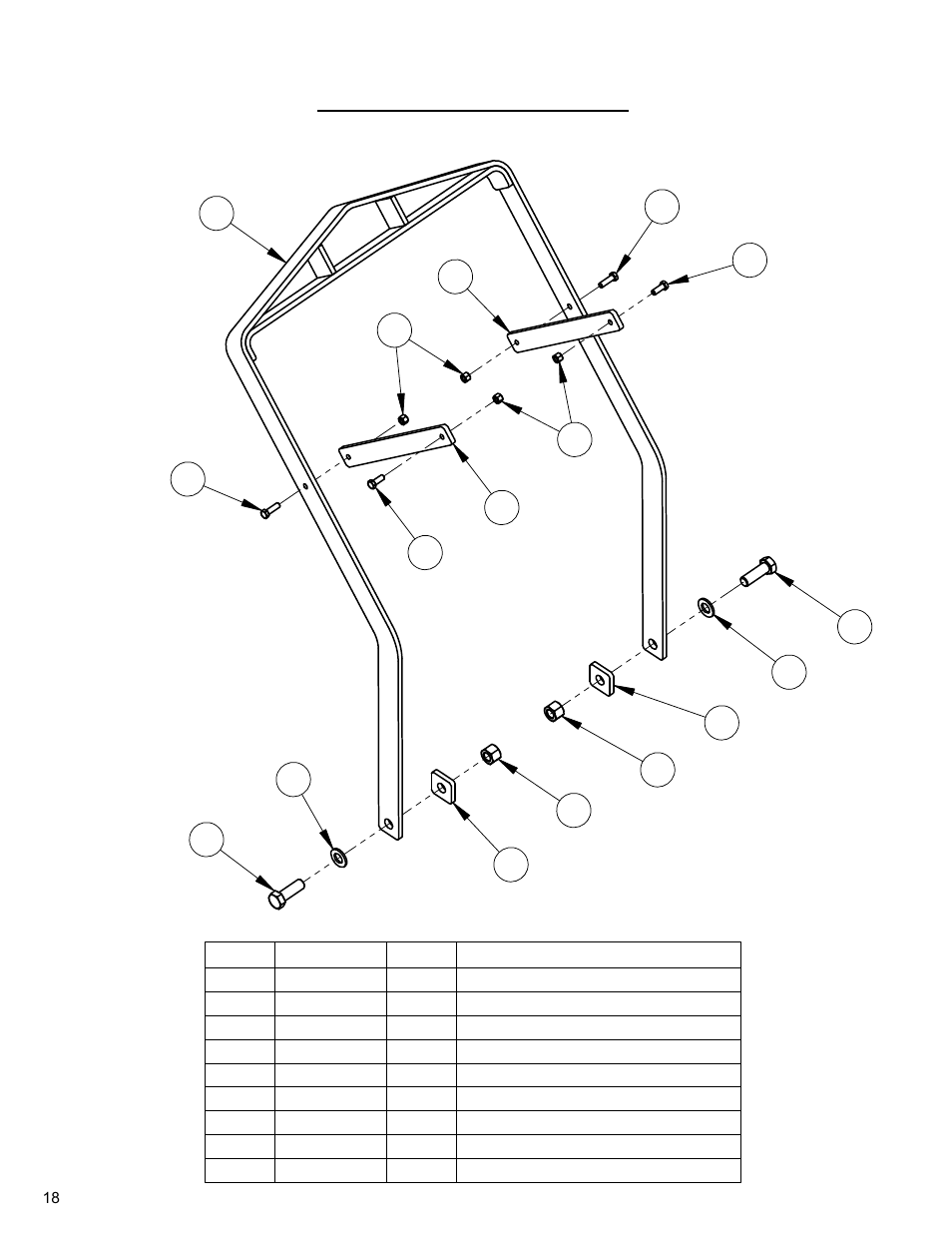Frame lift assembly | Diamond Products CC3700E-3 Speed User Manual | Page 18 / 72