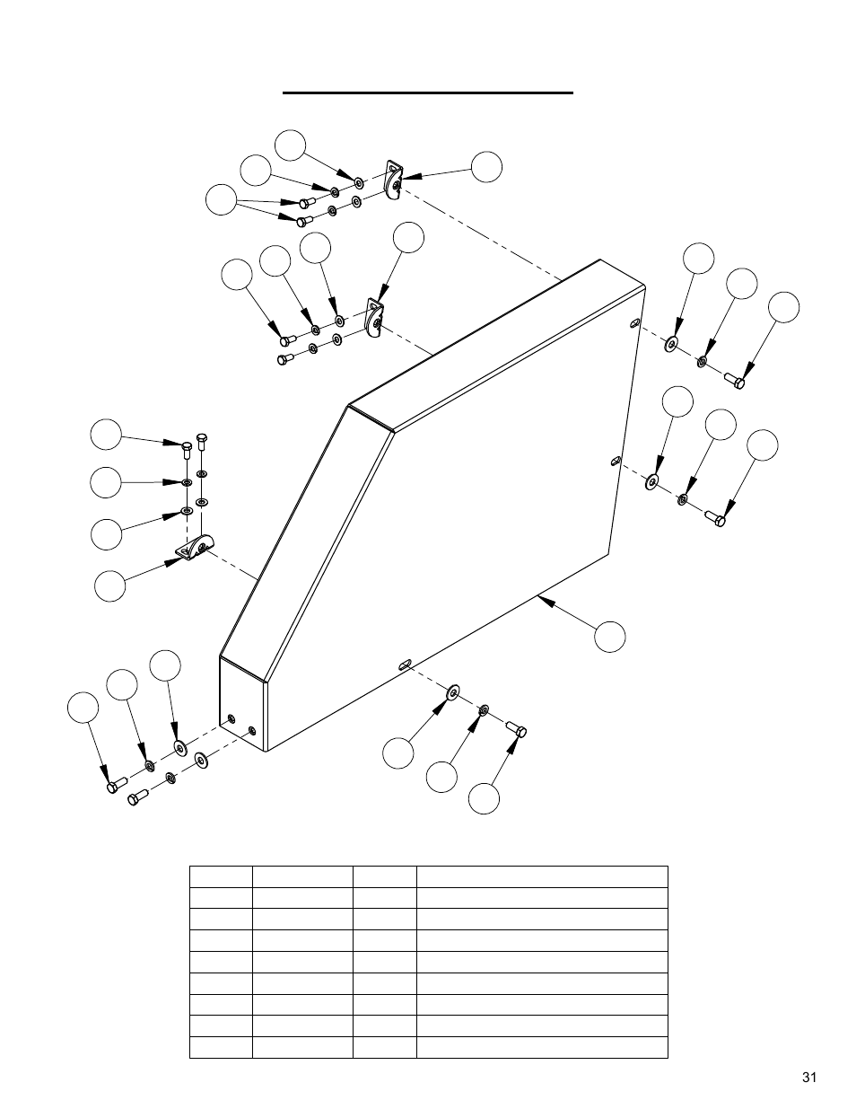 Belt guard assembly | Diamond Products CC3700E-3 Speed User Manual | Page 31 / 72