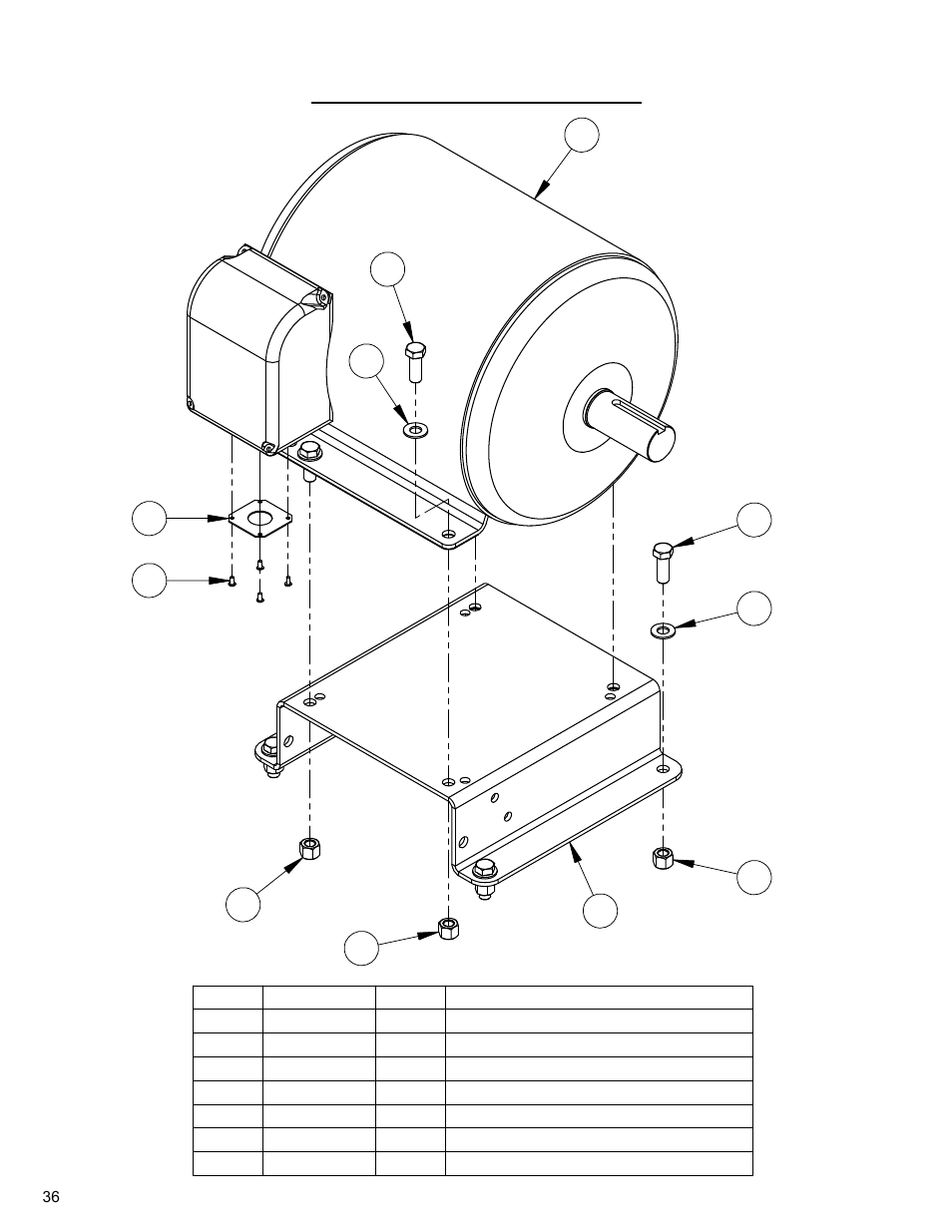 40hp motor assembly | Diamond Products CC3700E-3 Speed User Manual | Page 36 / 72