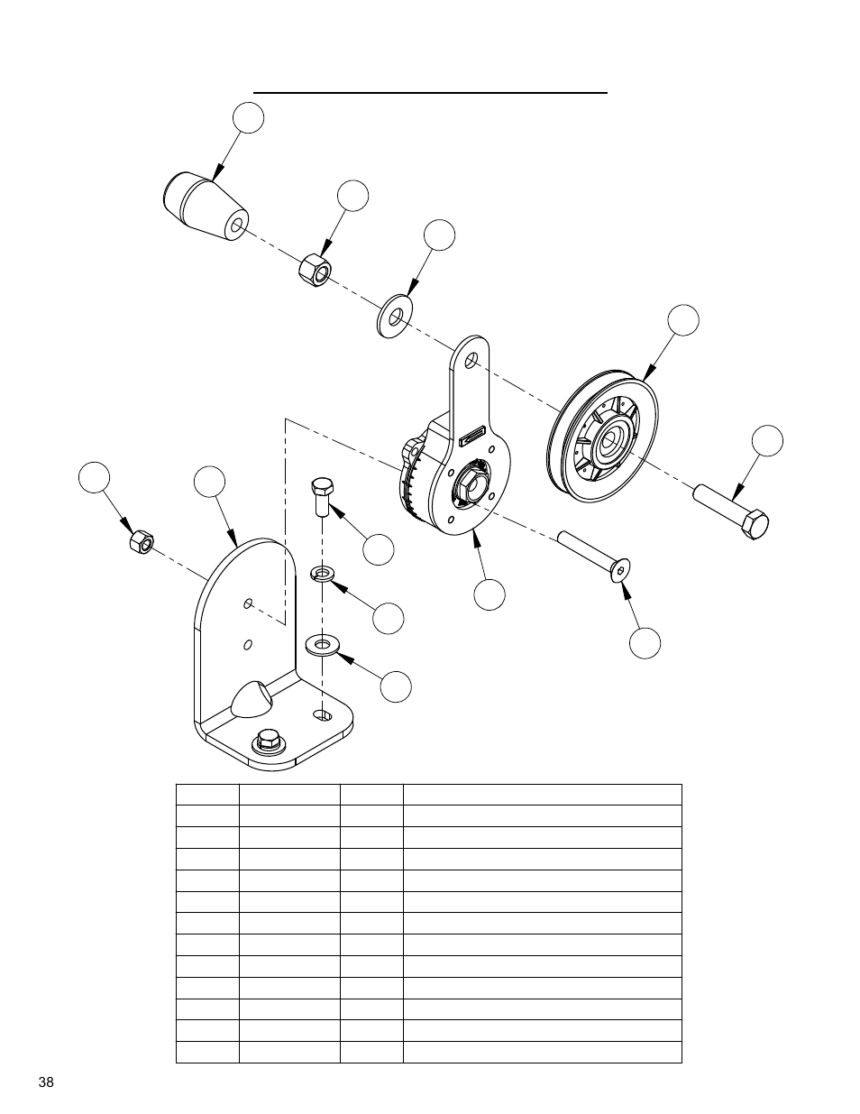 Rotary tensioner assembly | Diamond Products CC3700E-3 Speed User Manual | Page 38 / 72