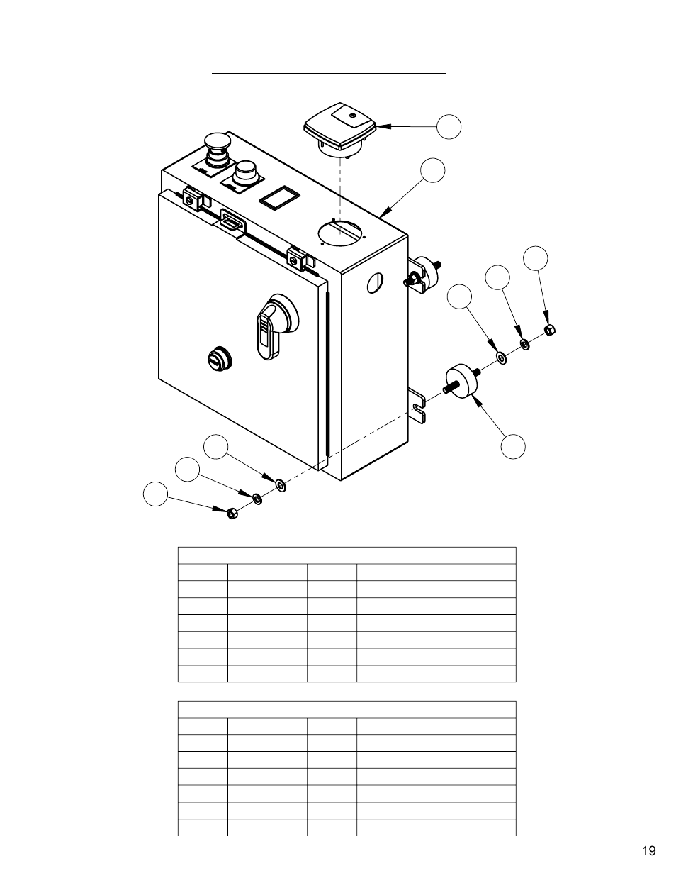 Starter box assembly | Diamond Products C740TE User Manual | Page 19 / 68