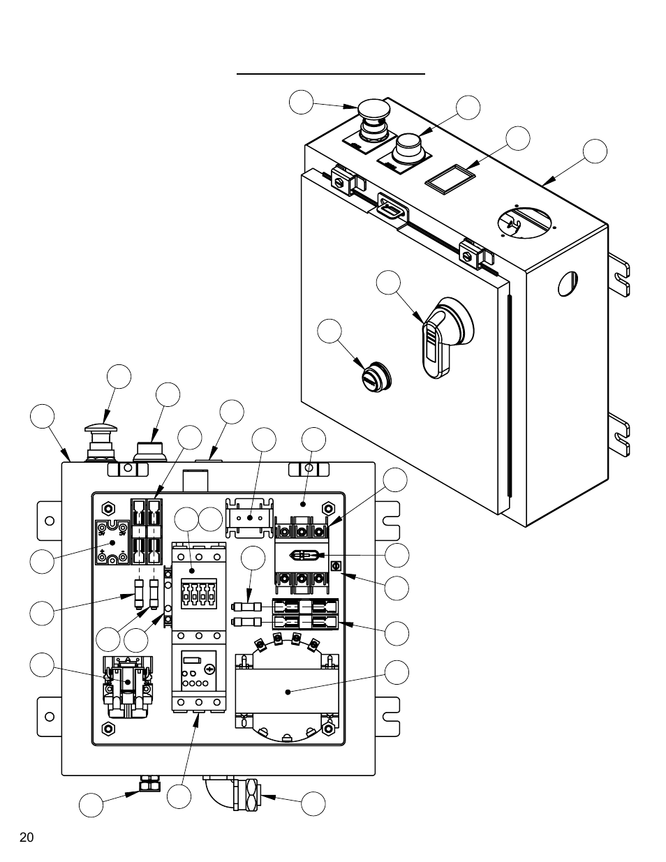 Starter box unit | Diamond Products C740TE User Manual | Page 20 / 68