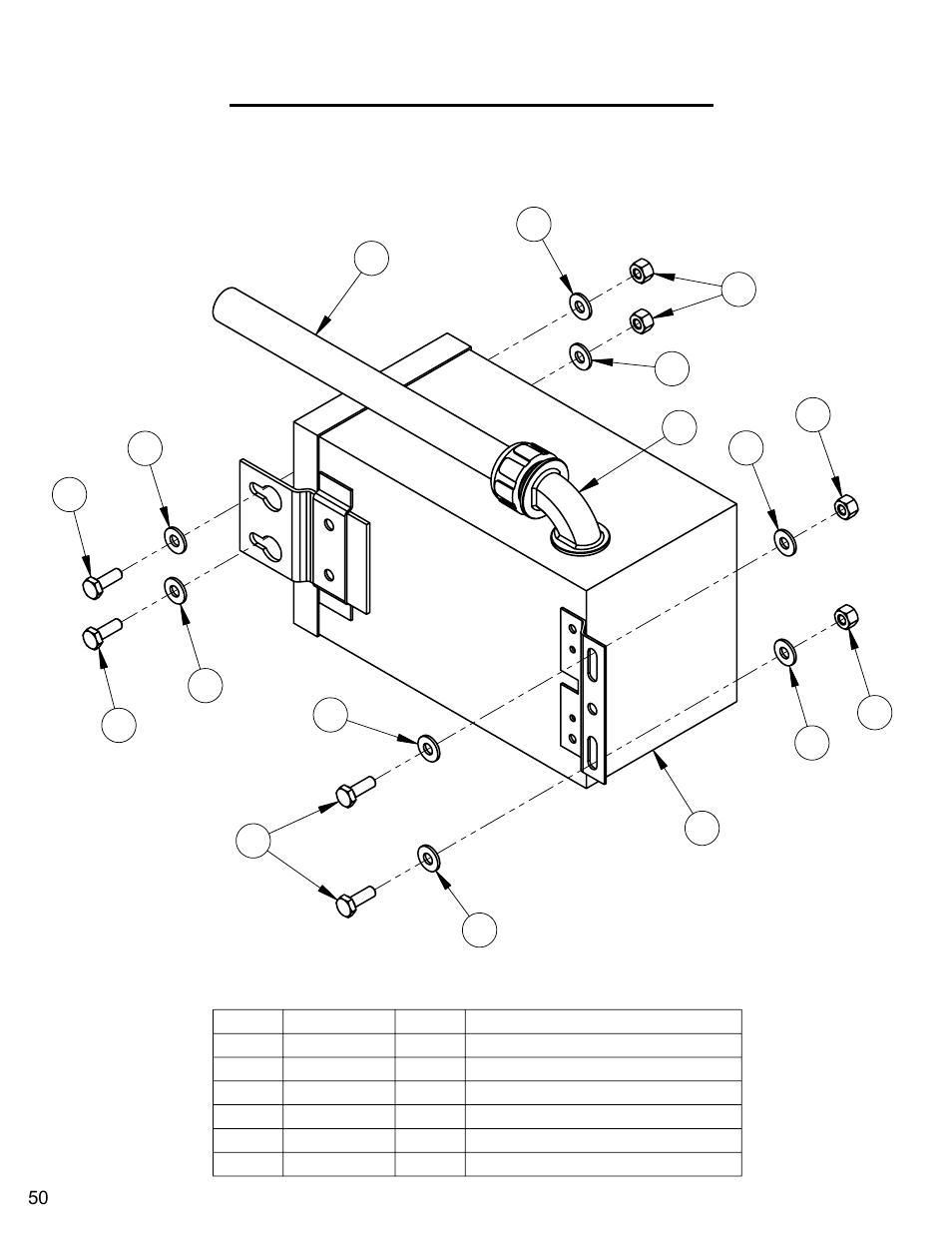 Power transformer assembly (575v) | Diamond Products C740TE User Manual | Page 50 / 68