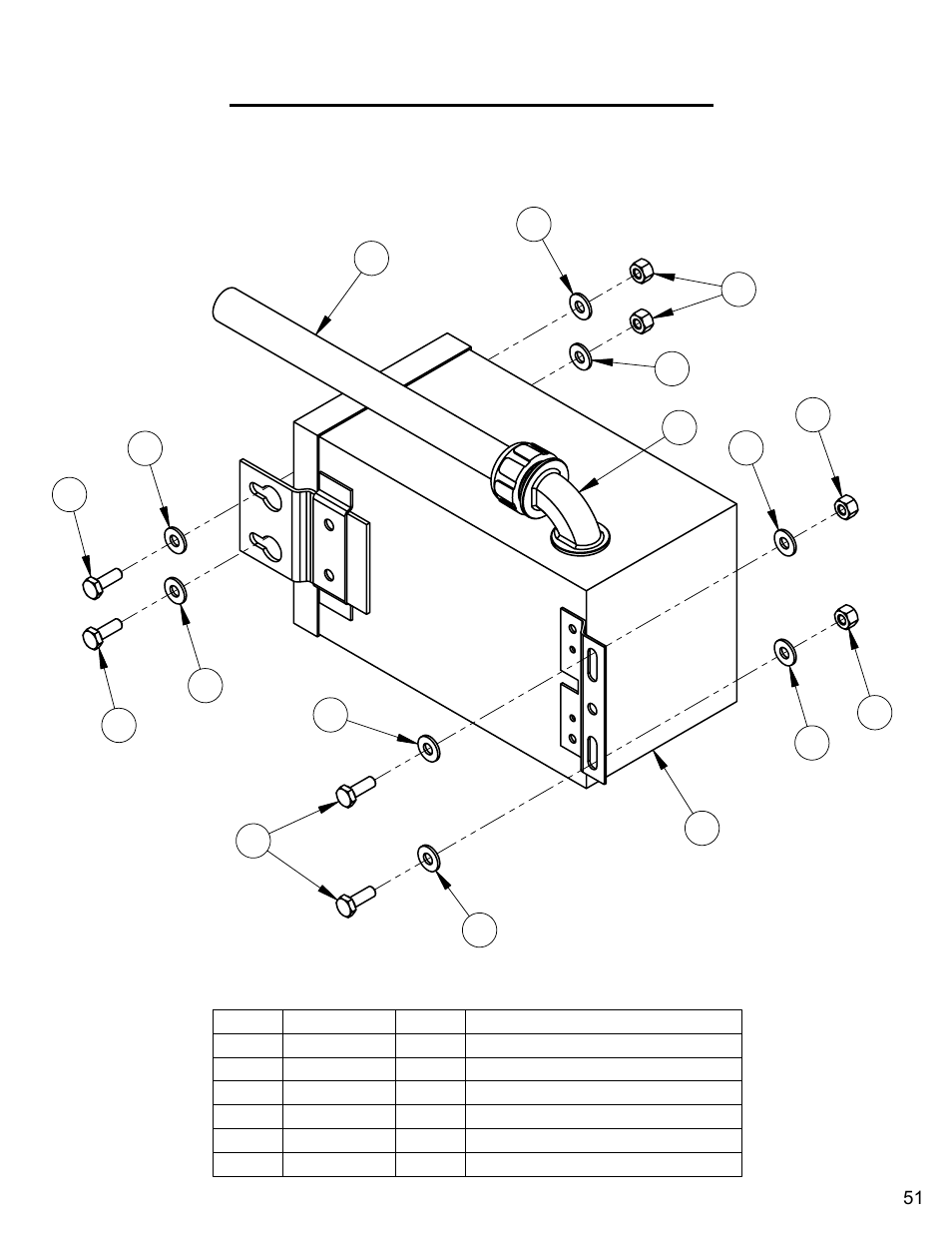 Power transformer assembly (50hz) | Diamond Products C740TE User Manual | Page 51 / 68
