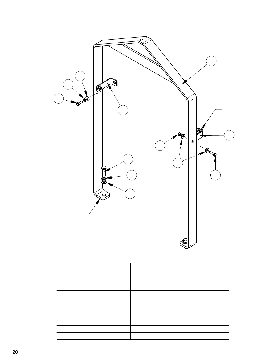 Lift bar assembly | Diamond Products CC4130E-XL User Manual | Page 20 / 60