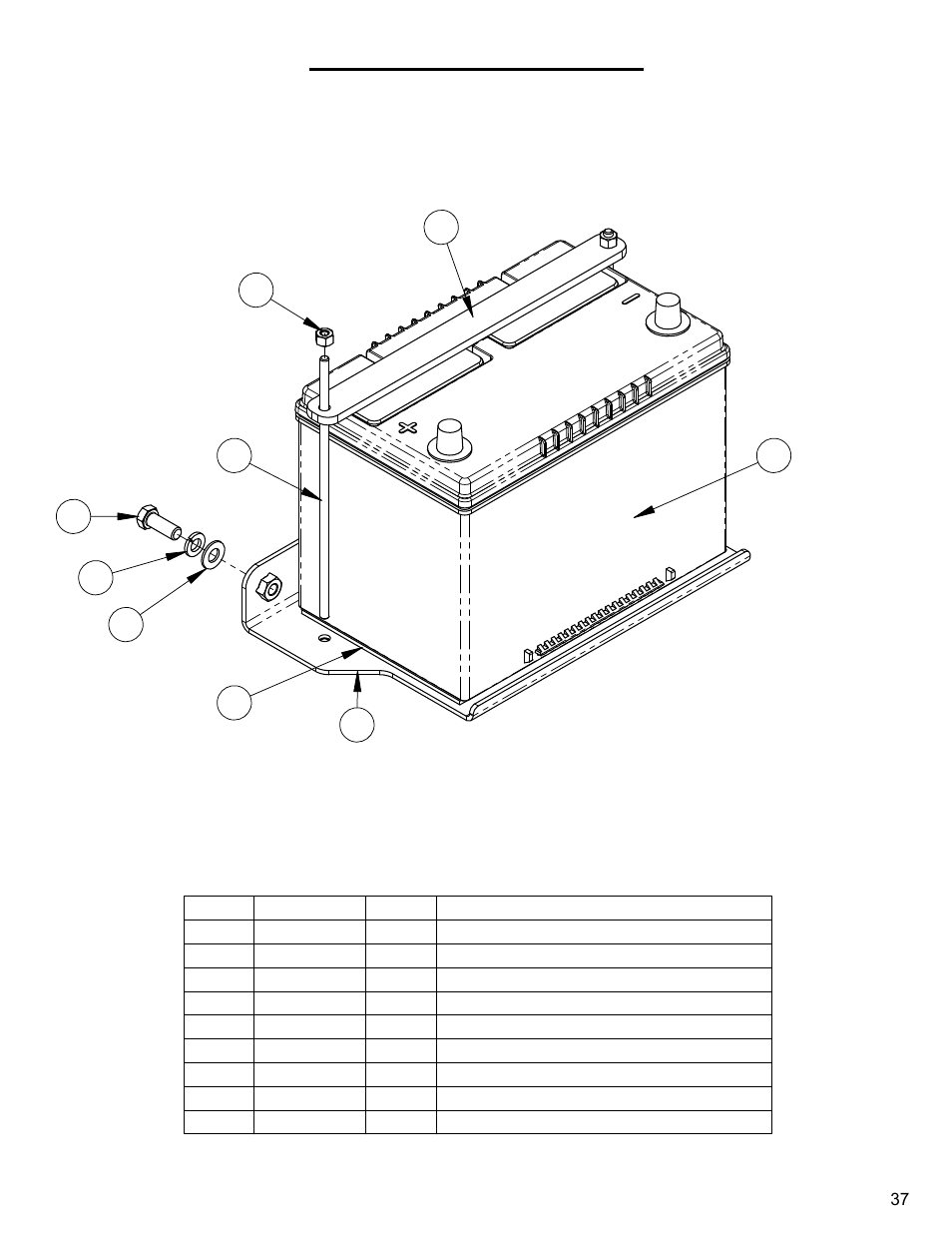 Battery assembly | Diamond Products CC4130E-XL User Manual | Page 37 / 60
