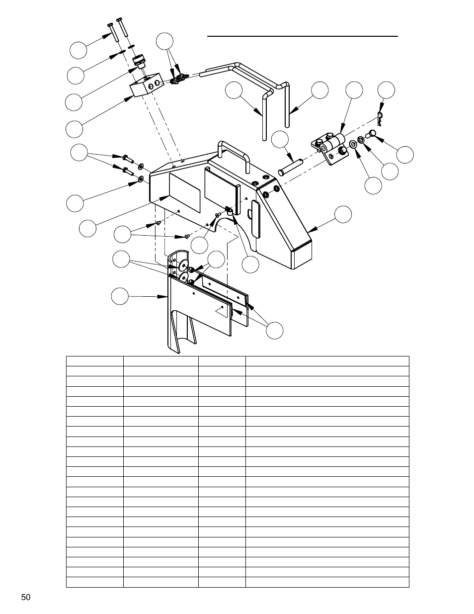 Blade guards, 14-36” -54 | Diamond Products CC4130E-XL User Manual | Page 50 / 60