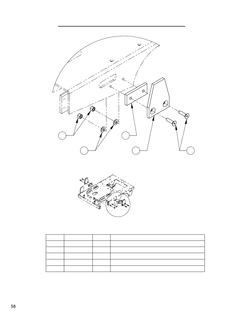 Second blade mount option | Diamond Products CC4130E-XL User Manual | Page 58 / 60