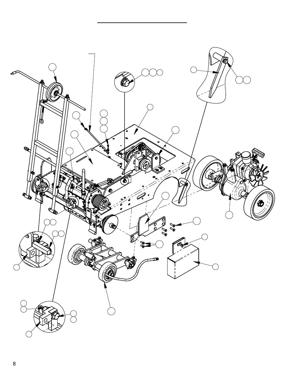 Frame assembly ,9 | Diamond Products CC4130E-XL User Manual | Page 8 / 60