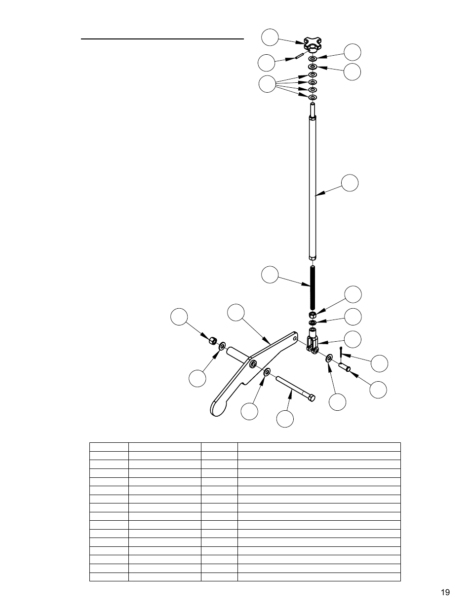 Depth stop, Depth stop assembly | Diamond Products CC4144D User Manual | Page 19 / 64