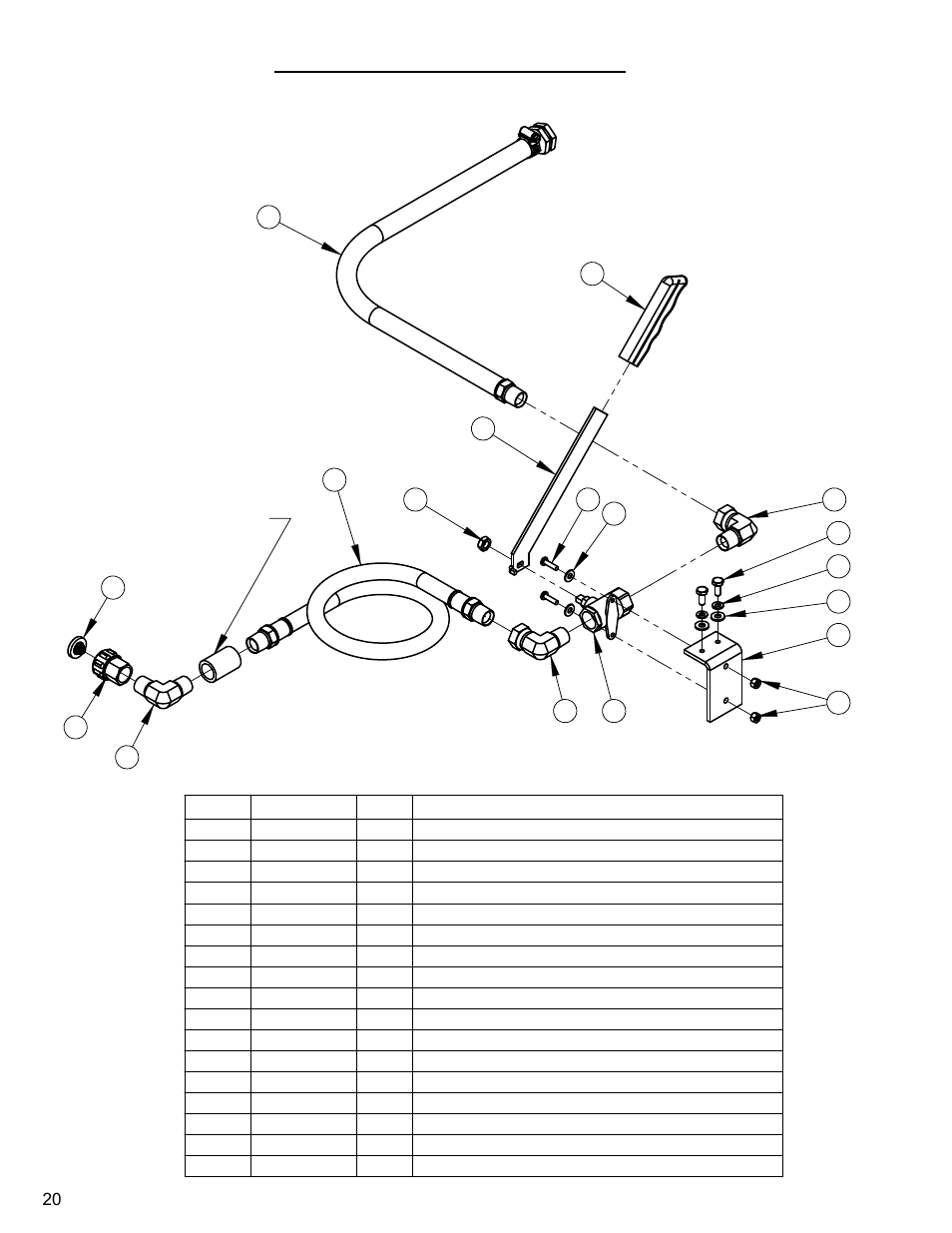 Water supply, Water supply assembly, 1/2" pipe coupling located on frame upright | Diamond Products CC4144D User Manual | Page 20 / 64
