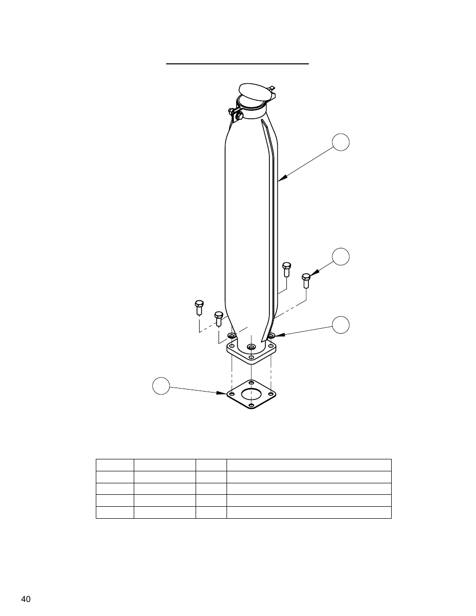 Vert. muffler, Muffler assembly | Diamond Products CC4144D User Manual | Page 40 / 64