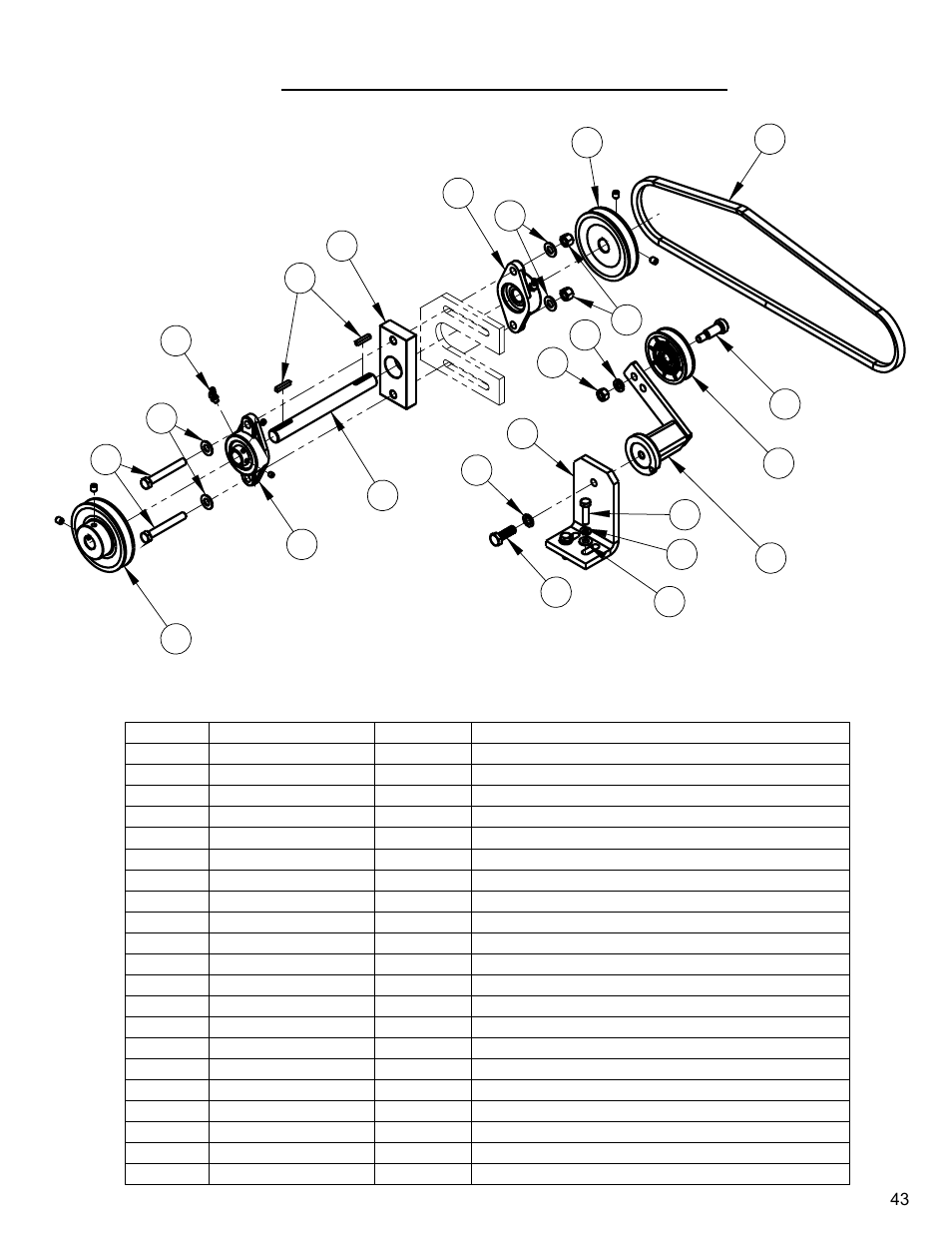 Differential jackshaft, Differential jackshaft assembly | Diamond Products CC4144D User Manual | Page 43 / 64