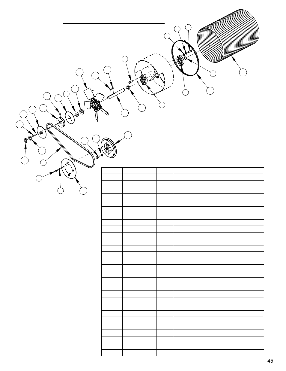 Cooling fan assy, Cooling fan assembly | Diamond Products CC4144D User Manual | Page 45 / 64