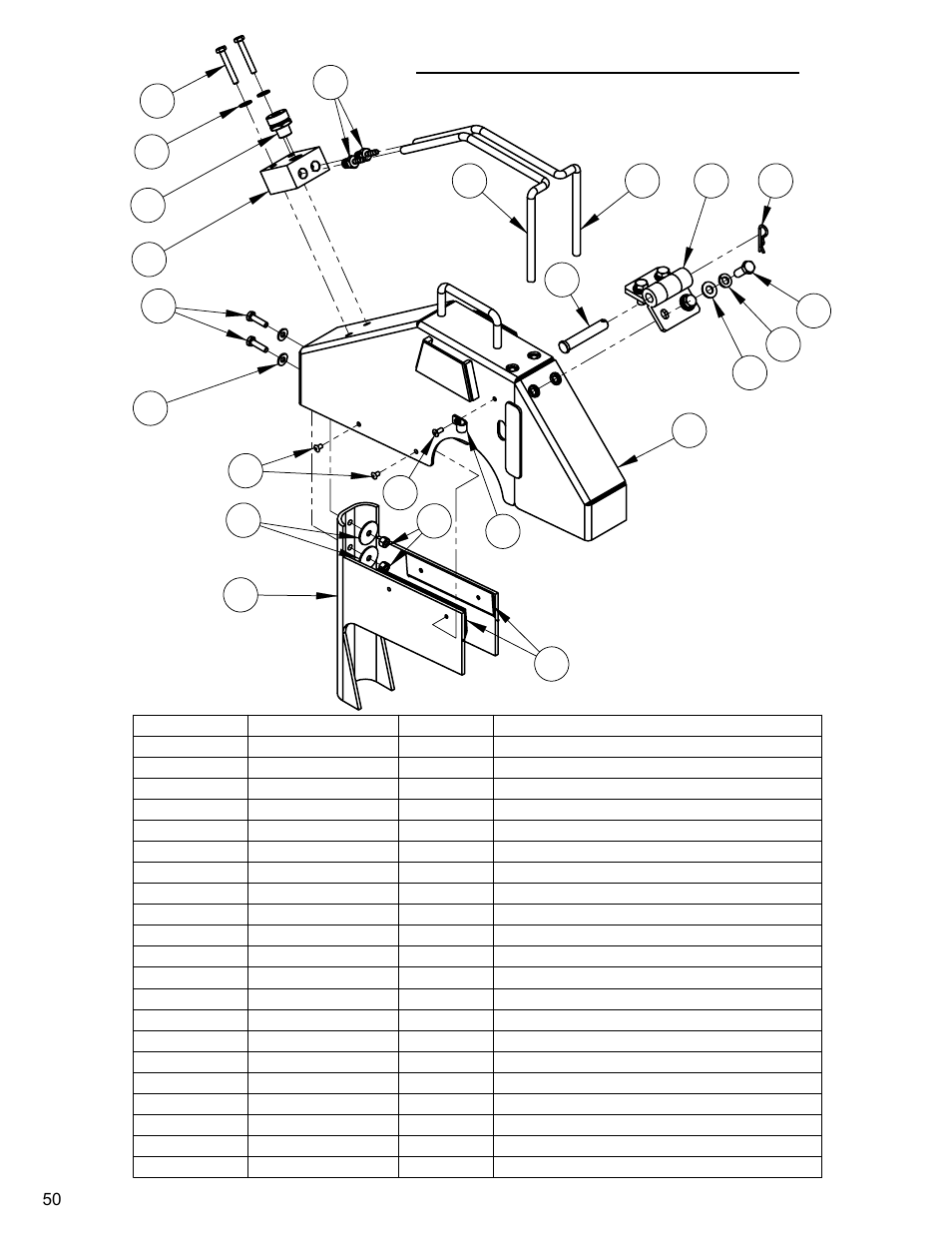 14" blade guard, 14” blade guard assembly | Diamond Products CC4144D User Manual | Page 50 / 64