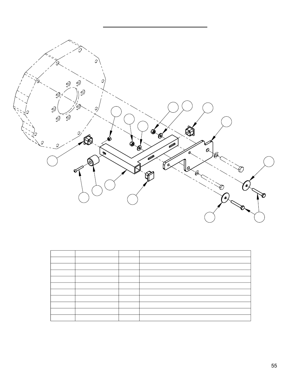 Pointer stop assy, Pointer stop assembly | Diamond Products CC4144D User Manual | Page 55 / 64