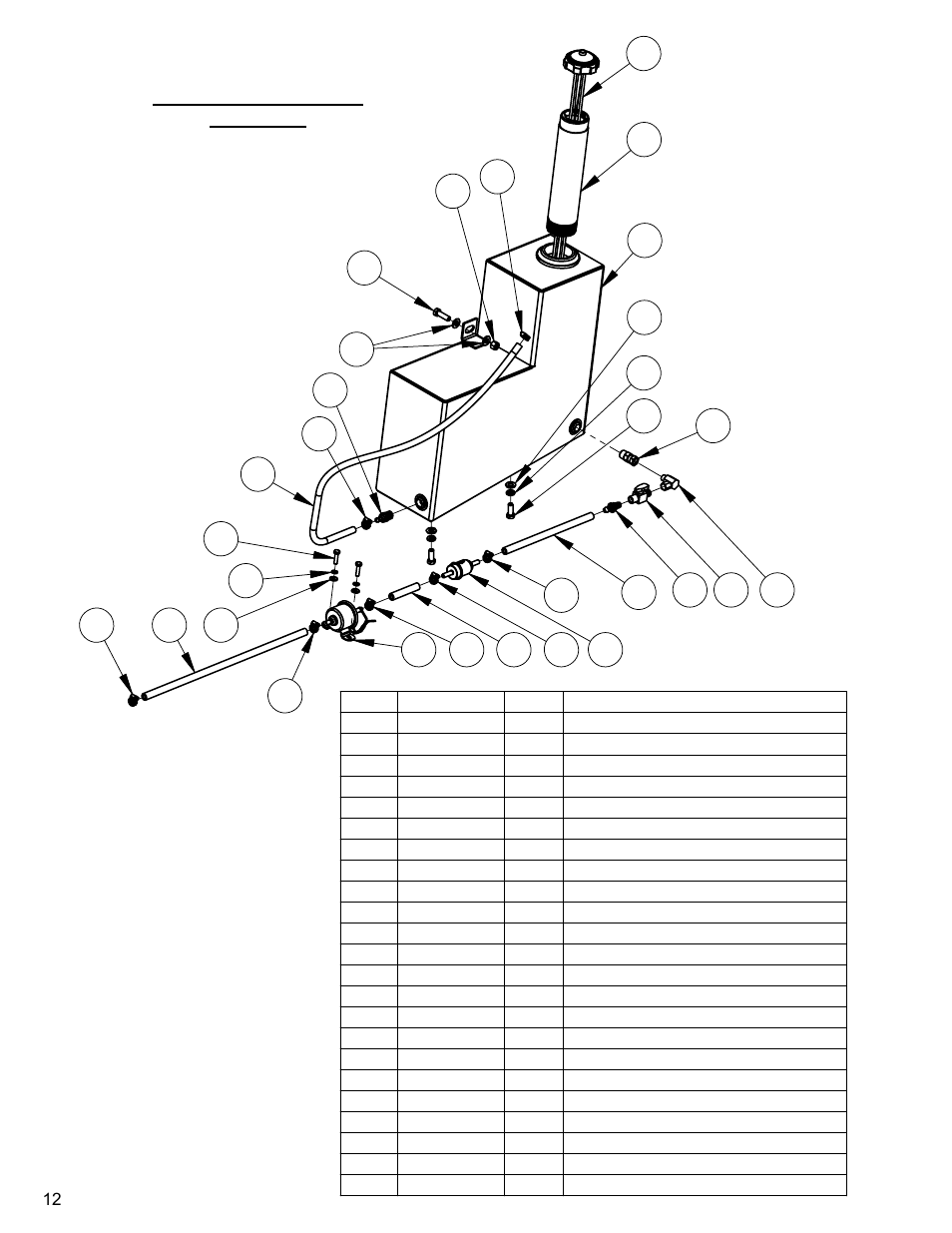 Fuel tank assembly | Diamond Products CC4144D-XL User Manual | Page 12 / 60