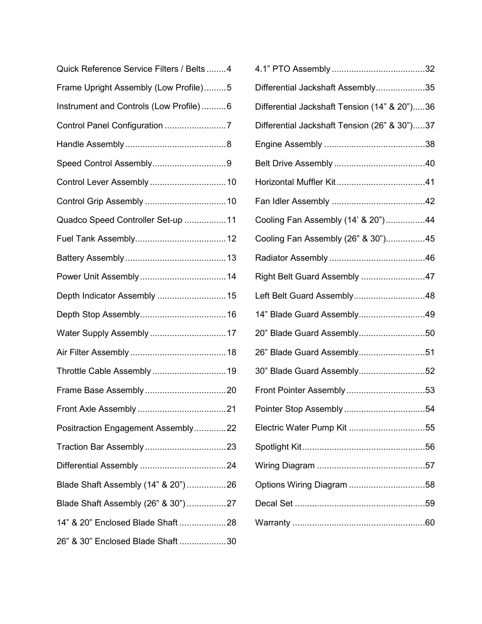 Diamond Products CC4144D-XL User Manual | Page 3 / 60