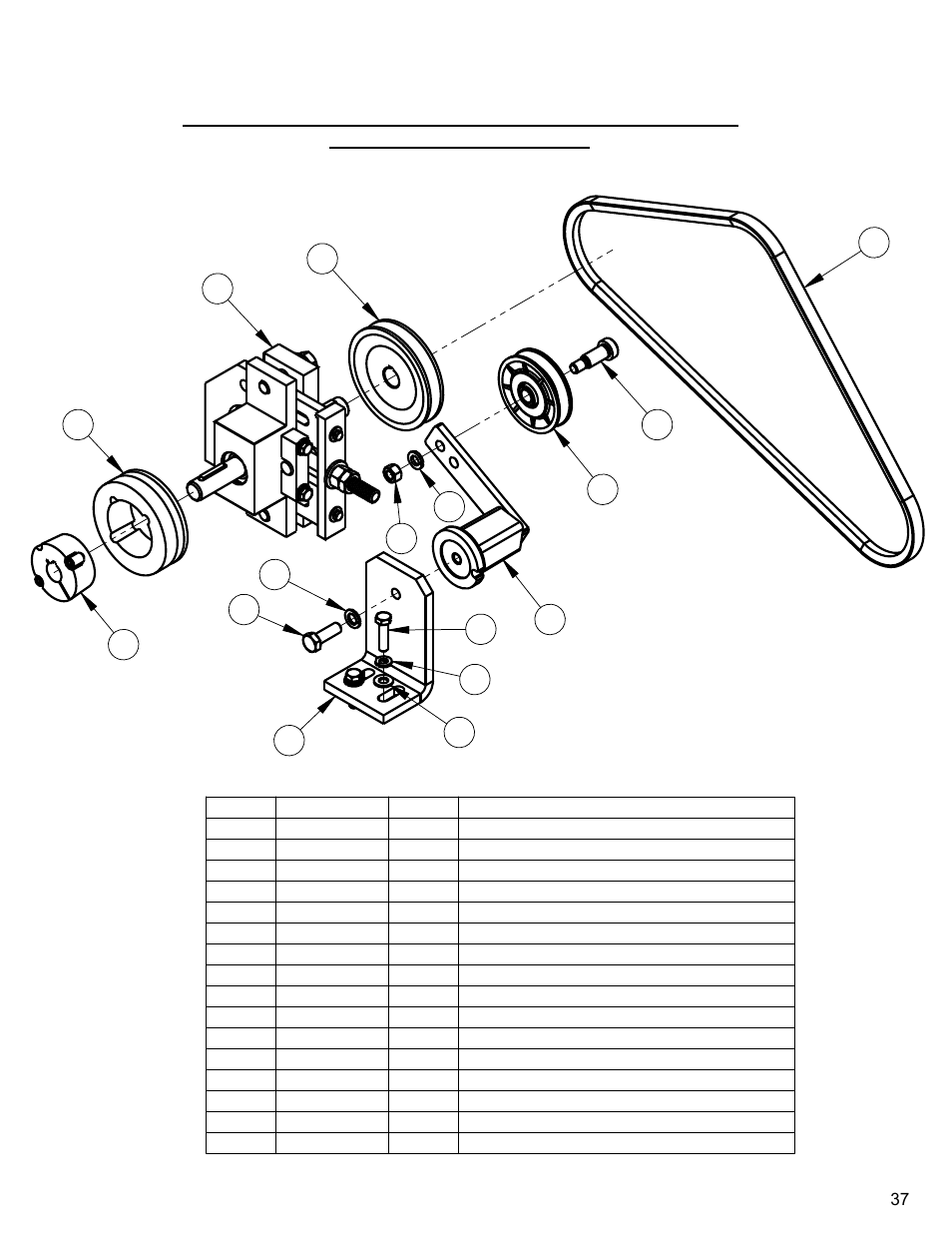 Differential jackshaft tension (26” & 30”) | Diamond Products CC4144D-XL User Manual | Page 37 / 60