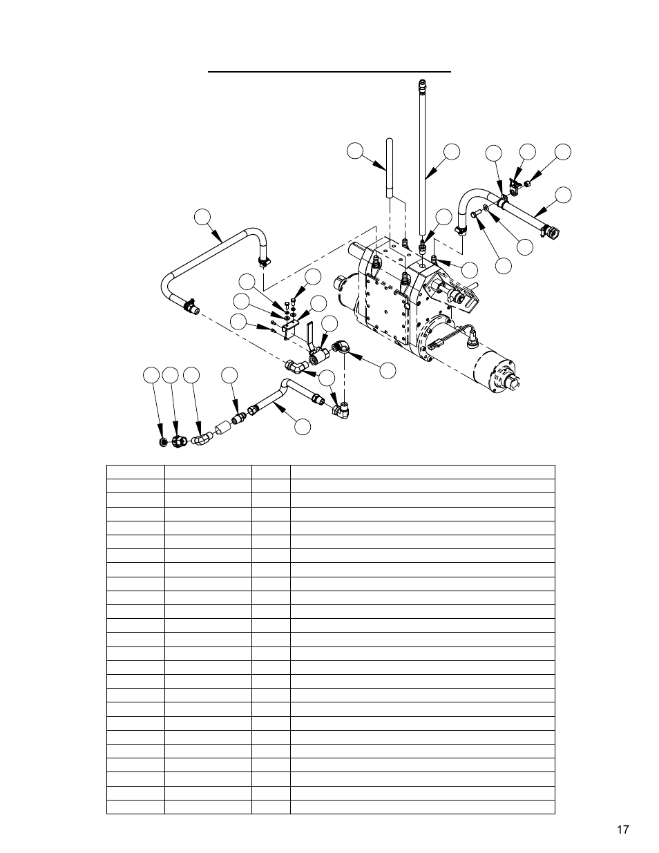 17 water supply ass'y, Water supply assembly | Diamond Products CC4144D (3 Speed) User Manual | Page 17 / 68