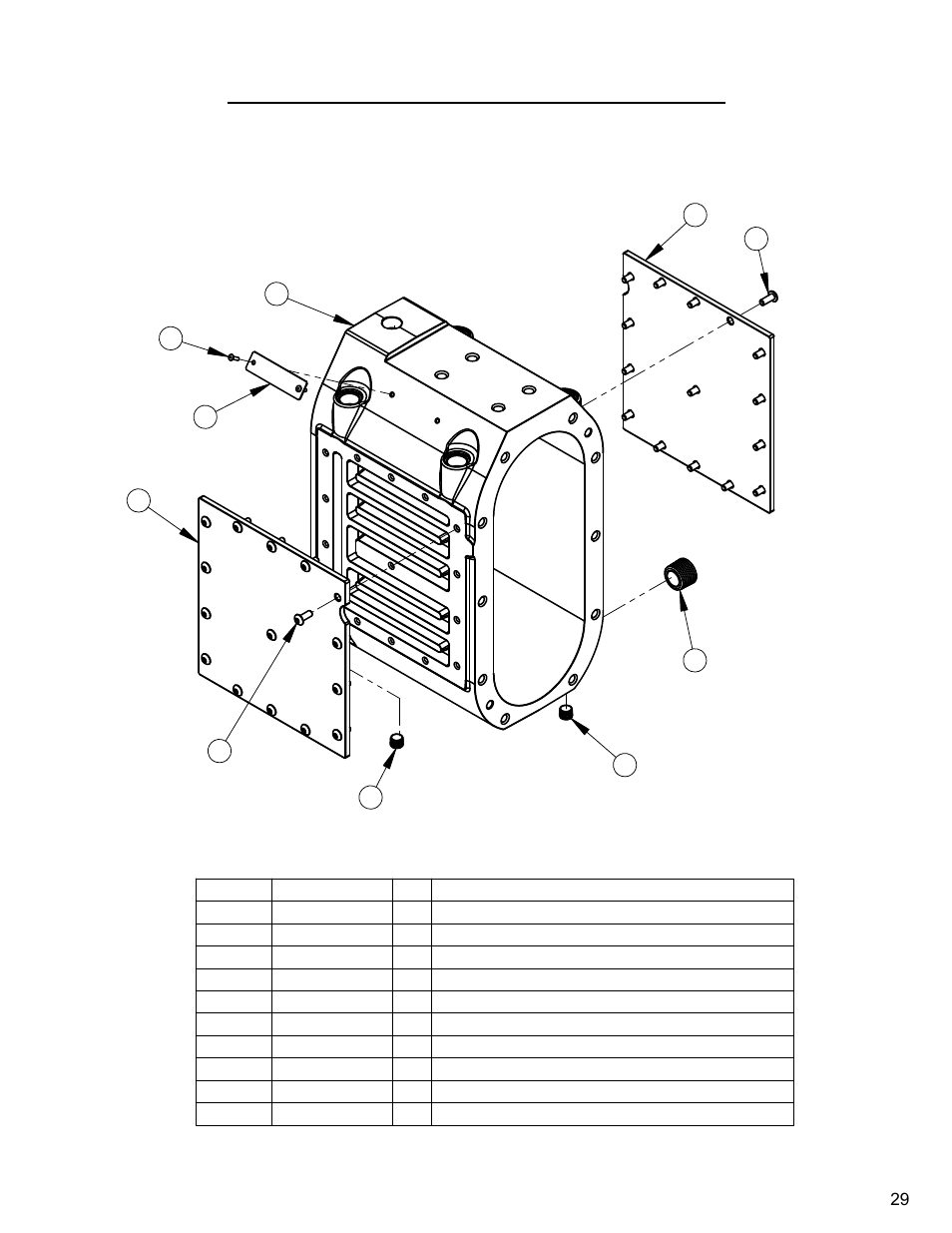 29 main housing, 3-speed transmission, Main housing | Diamond Products CC4144D (3 Speed) User Manual | Page 29 / 68