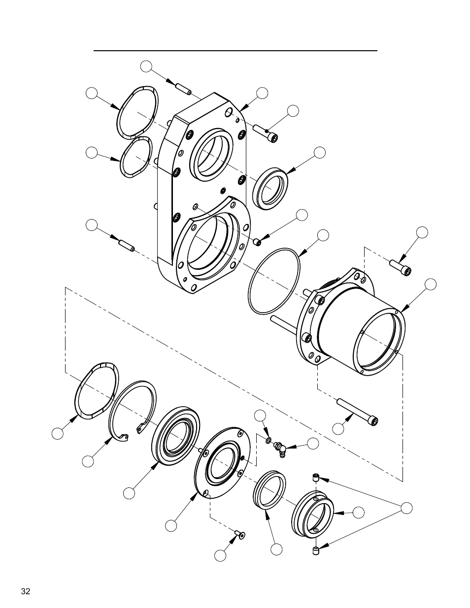 32 lh side cover, 3-speed transmission, Left hand side | Diamond Products CC4144D (3 Speed) User Manual | Page 32 / 68