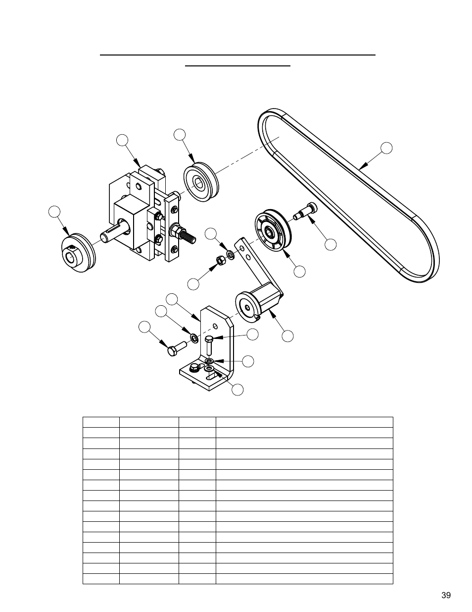 39 differential jackshaft tensioning ass'y, Differential jackshaft tensioning ass’y | Diamond Products CC4144D (3 Speed) User Manual | Page 39 / 68