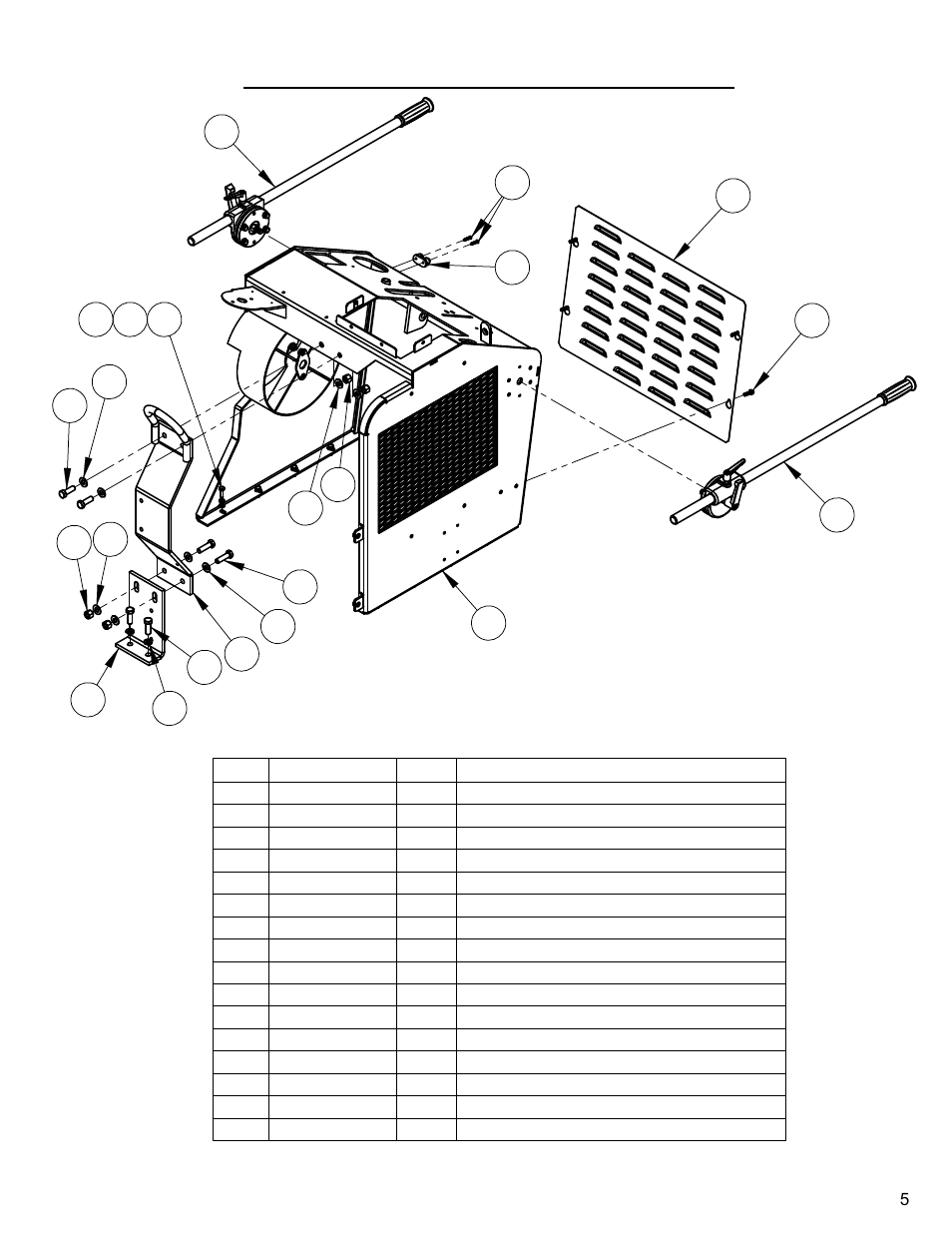 05 frame upright ass'y, low profile, Frame upright assembly (low profile) | Diamond Products CC4144D (3 Speed) User Manual | Page 5 / 68