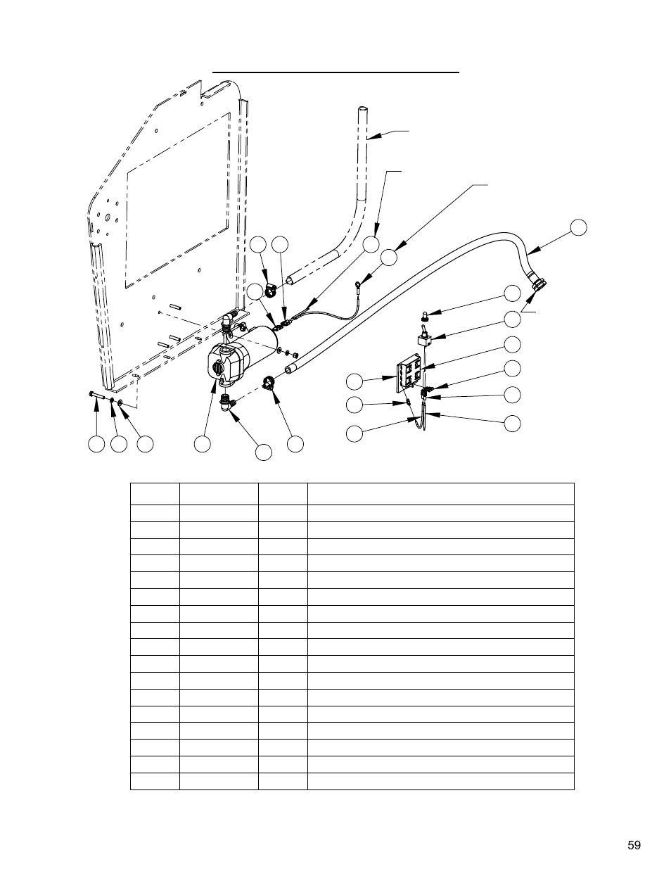 58 electric water pump kit, Electric water pump kit, Ground to starter mounting bolt | Switch | Diamond Products CC4144D (3 Speed) User Manual | Page 59 / 68