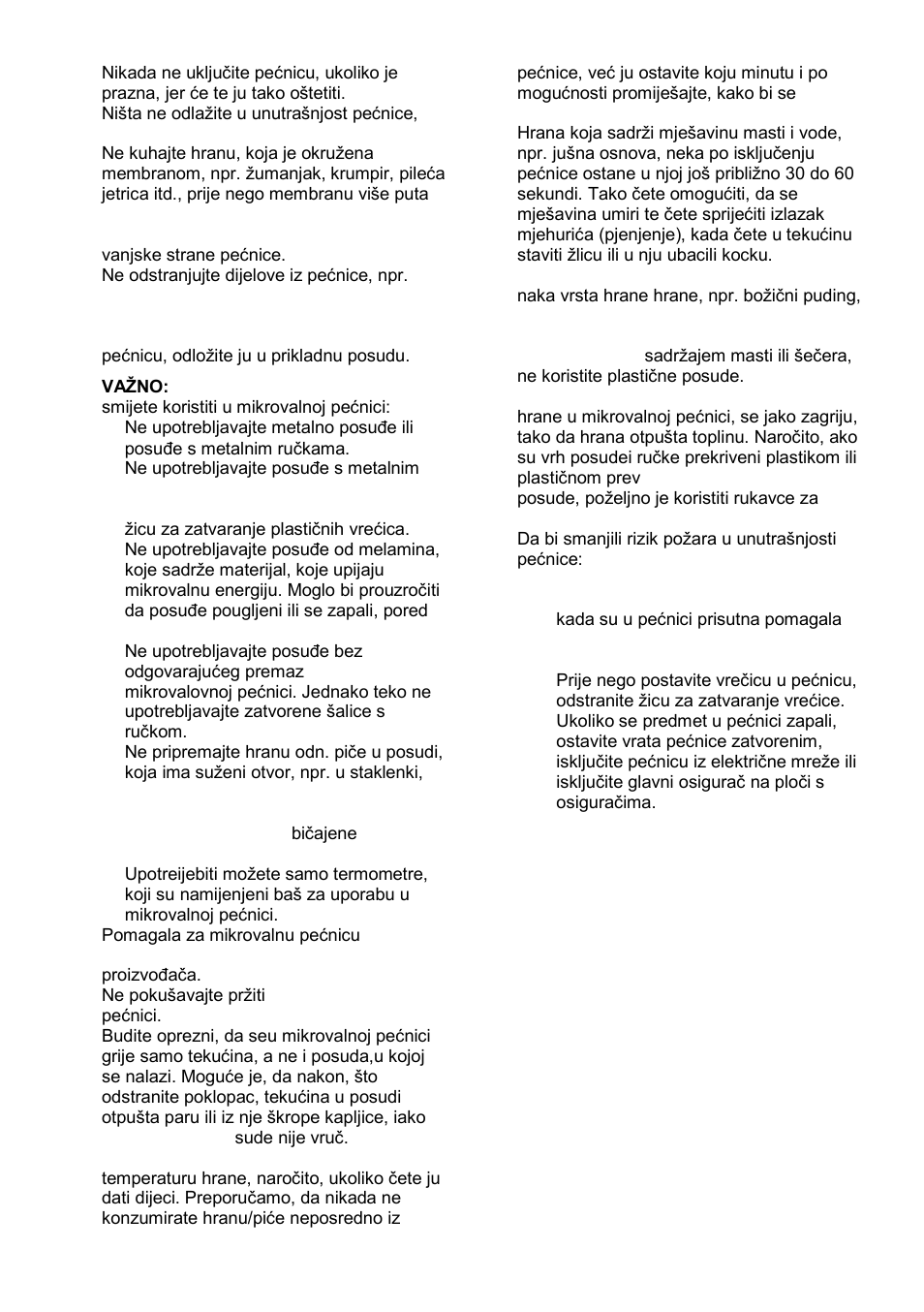 Gorenje MO-20 DCE User Manual | Page 12 / 97