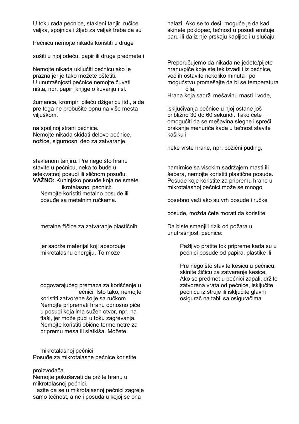 Gorenje MO-20 DCE User Manual | Page 19 / 97