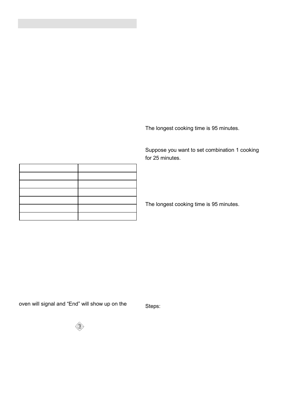 Operation instruction | Gorenje MO-20 DCE User Manual | Page 36 / 97